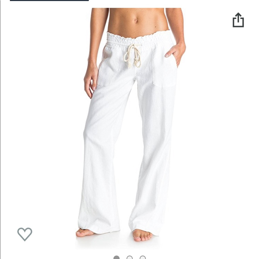 Roxy Oceanside Pants - white